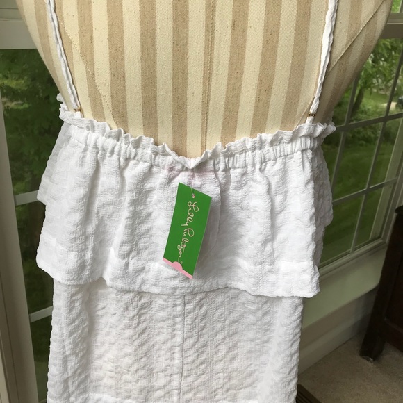 Lilly Pulitzer Mays spaghetti strap flounce top - Picture 6 of 8